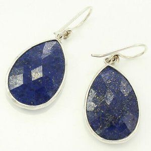 Silpada Twilight 925 Silver Blue Lapis  Earrings